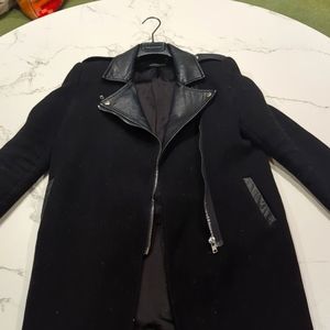 Alexander Wang long biker jacket